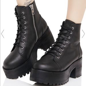 Dolls Kill platform boots